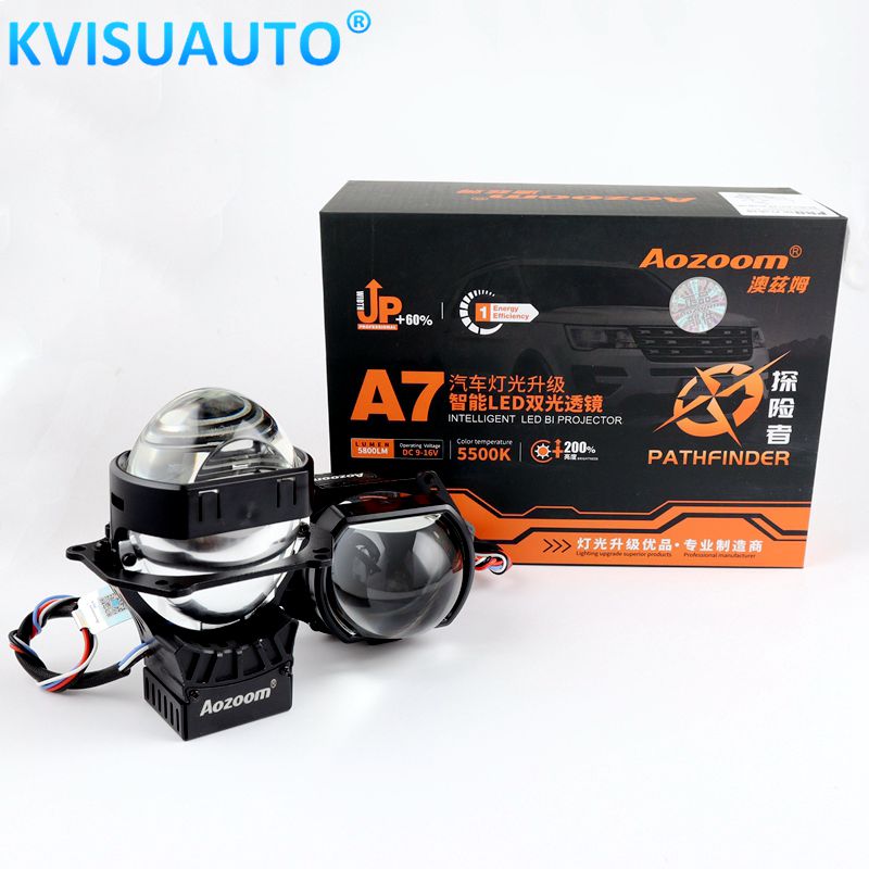 CQL Aozoom A7 PRO 46w 48w 5500k bi led projector lens